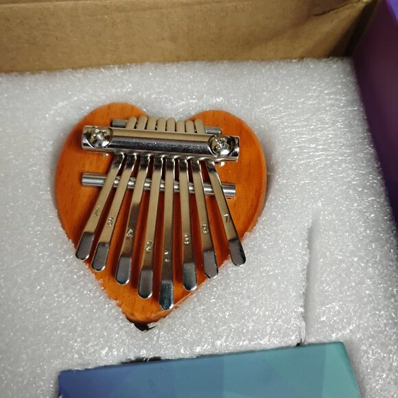 ZOANAZ Kalimba Gift Set W/ Bunny Shape 17 Keys And Heart Shaped Mini 8 Keys - Picture 7 of 8